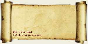 Ana Roknić vizit kartica